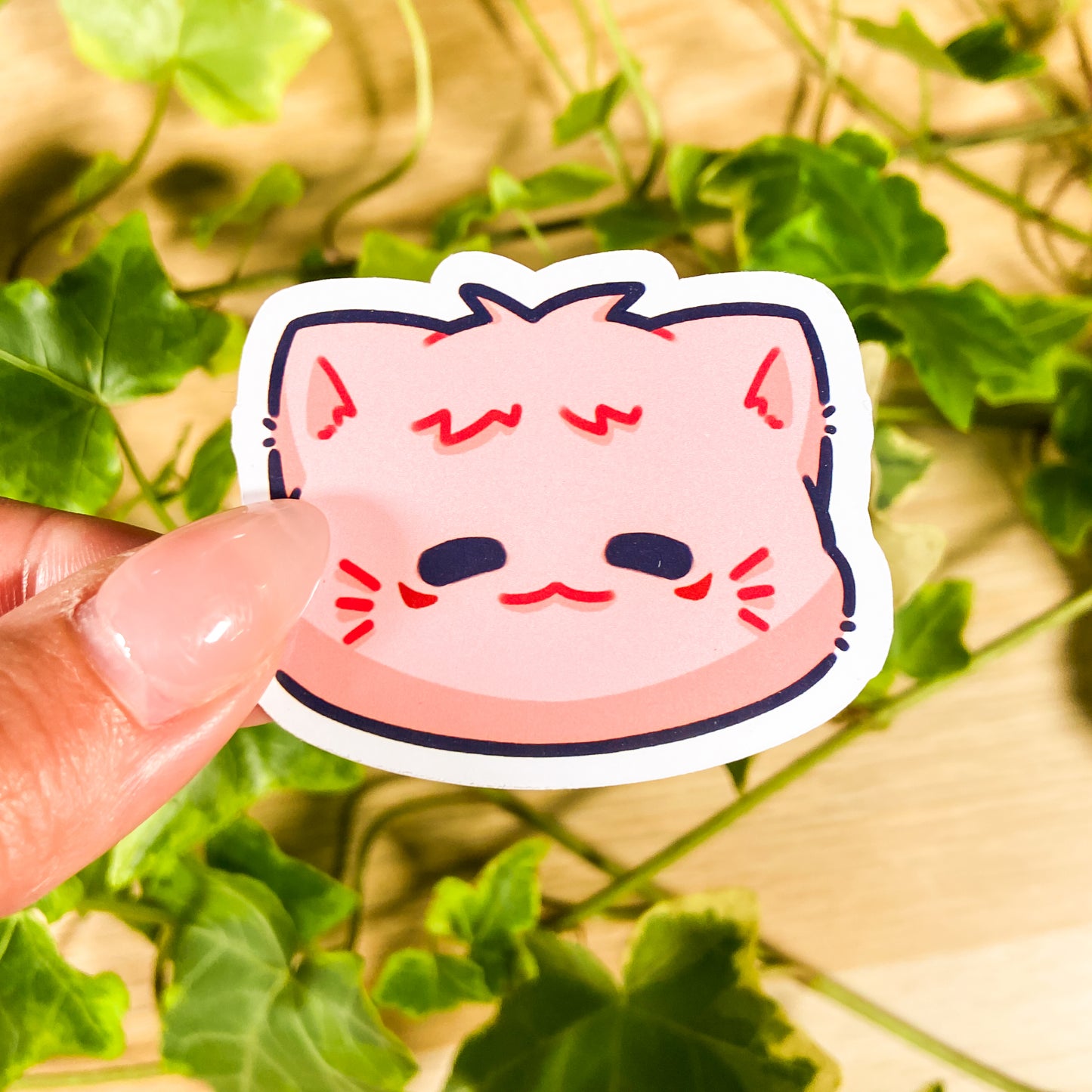 Itadori cat sticker