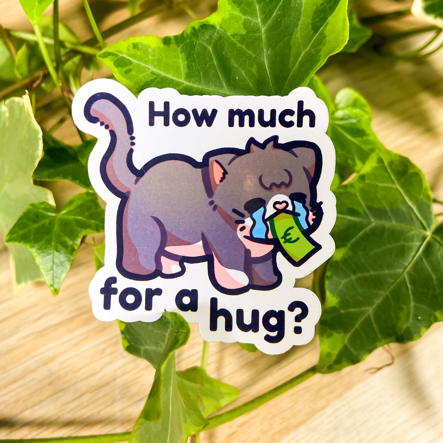How much for a hug sticker