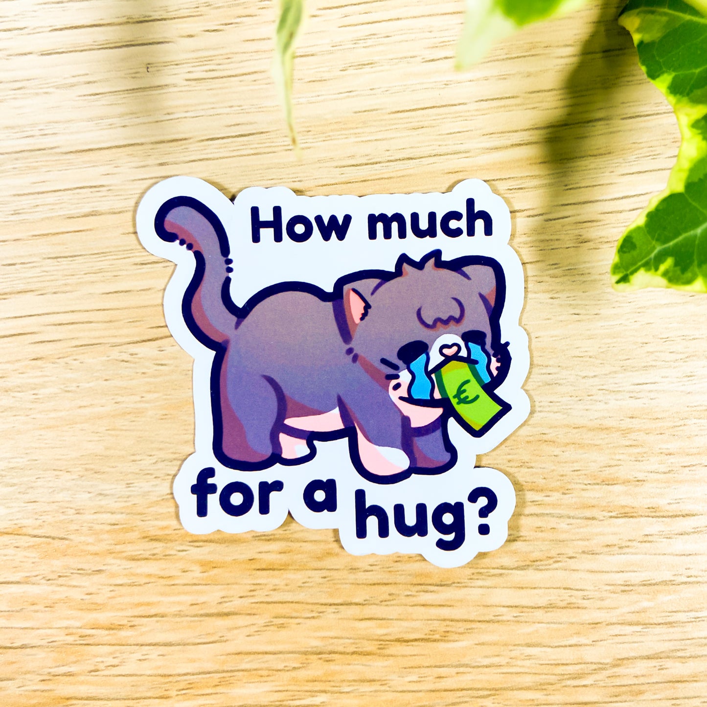 How much for a hug sticker